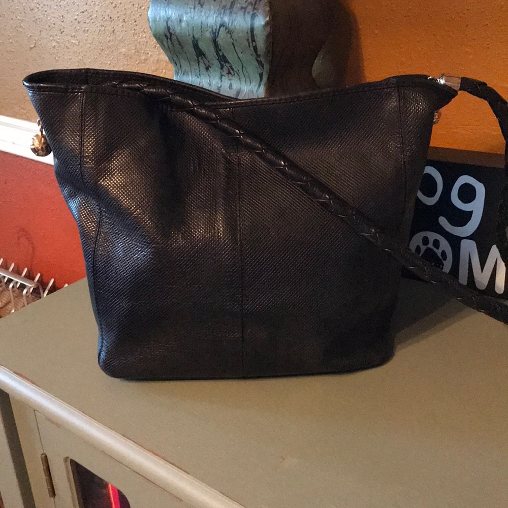 Vintage Bottega Veneta Black Bucket Shoulder Bag - Picture 3 of 9